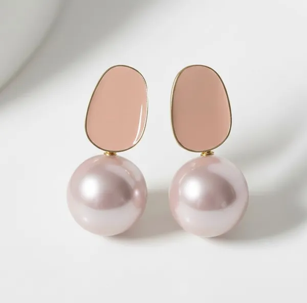 Pink_Mod_Muse_Peach_Studs_Earrings_For_Women